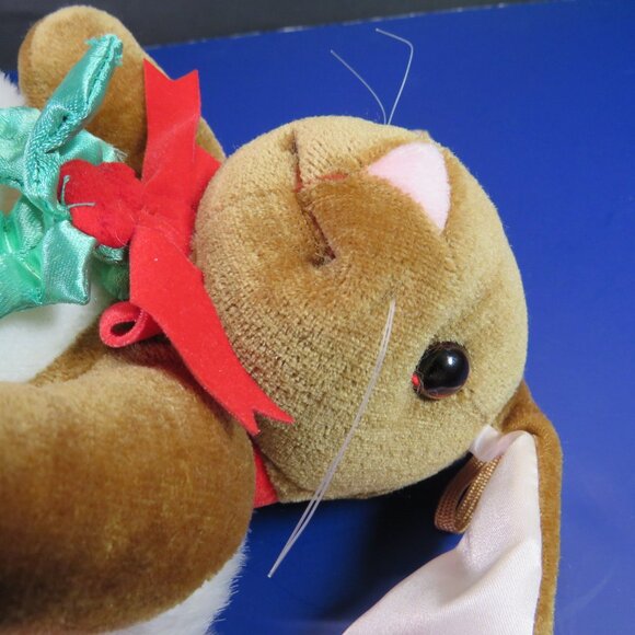 Christmas plush rabbit in stocking no logo RABBIT DOES NOT COME OUT - Picture 11 of 12